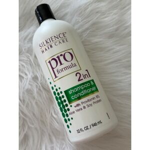 Silkience Pro Formula 2in1 Shampoo & Conditioner 32oz Provitamin B5 Aloe Vera